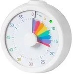 Relaxdays Visueller Timer Regenbogen Wei&szlig;