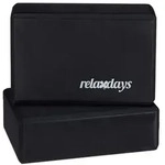 Relaxdays 10 x Yogablock schwarz Wei&szlig;,Schwarz