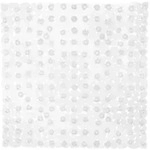 Relaxdays Duschmatte Steinoptik quadratisch Transparent