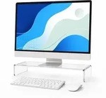 Relaxdays Monitorst&auml;nder Acryl Transparent