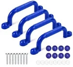 Relaxdays Kletterger&uuml;st-Griffe im Set Blau