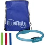 Bluefinity Pilatesring mit B&auml;ndern Hellblau,Schwarz