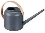 Relaxdays Gie&szlig;kanne Zimmerpflanzen 1,7 Liter Anthrazit,Hellbraun