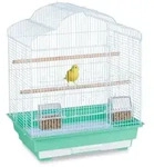 Relaxdays Vogelk&auml;fig mit Zubeh&ouml;r Hellblau,T&uuml;rkis