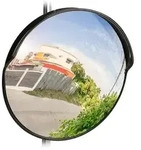 Relaxdays Verkehrsspiegel 45 cm Schwarz