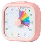 Relaxdays Visueller Timer eckig Rosa
