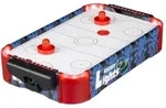 Relaxdays Airhockey Tischspiel LED Wei&szlig;,Blau,Rot