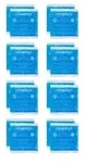 Relaxdays K&uuml;hlpads rechteckig 16er Set blau Wei&szlig;,Blau