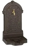 Relaxdays Standbrunnen Antik Dunkelbraun
