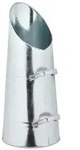 Relaxdays Kohlensch&uuml;tte 16 Liter Silber