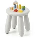 Relaxdays Sitzhocker f&uuml;r Kleinkinder Wei&szlig;