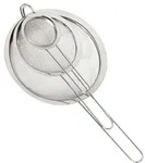 Relaxdays K&uuml;chensieb 3er Set Silber