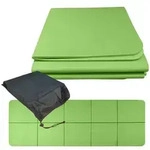 Relaxdays Faltbare Yogamatte 6 mm Gr&uuml;n