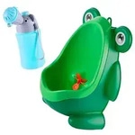 Relaxdays Kinder-Urinal 2er Set Wand & unterwegs Grau,Gr&uuml;n,Hellblau