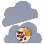 Relaxdays Platzdeckchen Kinder 2er Set Anthrazit