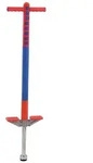 Relaxdays Pogo Stick f&uuml;r Kinder 35 kg Blau,Rot,Silber