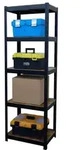 Relaxdays Industrial Schwerlastregal 180x60x30 cm Braun,Schwarz