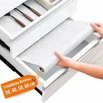 Relaxdays Schubladenmatte zuschneidbar 6m Wei&szlig;
