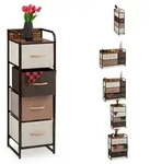 Relaxdays Schubladenschrank vers. Designs Beige,Braun,Hellbraun