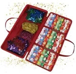 Relaxdays Geschenkpapier Aufbewahrung Rot