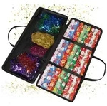 Relaxdays Geschenkpapier Aufbewahrung Schwarz