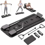 Relaxdays Pilates Board Grau,Schwarz
