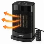 Relaxdays Heizl&uuml;fter PTC Keramik 1500 W Schwarz