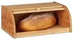 Relaxdays Brotkasten Bambus Hellbraun