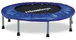 Relaxdays Trampolin faltbar Indoor Dunkelblau,Schwarz,Grau