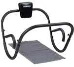 Relaxdays Bauchtrainer AB Roller Schwarz