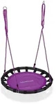 Relaxdays Nestschaukel 80cm Lila,Schwarz
