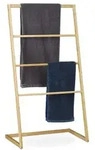 Relaxdays Handtuchhalter stehend aus Bambus Hellbraun