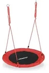 Relaxdays Nestschaukel 110 cm Wei&szlig;,Rot,Schwarz