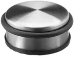Relaxdays 8x T&uuml;rstopper Edelstahl Boden Schwarz,Silber