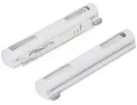Relaxdays Folienschneider 2er Set Wei&szlig;