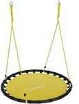 Relaxdays Nestschaukel 120cm Gelb,Schwarz