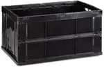 Relaxdays Klappbox stabil Schwarz