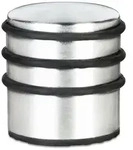 Relaxdays T&uuml;rstopper schwer Edelstahl Schwarz,Silber