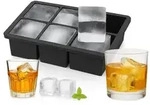 Relaxdays Eisw&uuml;rfelform Silikon 5 cm Schwarz