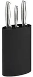 Relaxdays Messerblock oval Schwarz