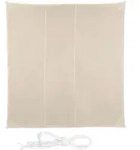 Relaxdays Sonnensegel Quadrat in Beige Beige