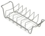 Relaxdays Rippchenhalter 2in1 Silber