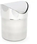 Relaxdays Edelstahl Tischabfallbeh&auml;lter 1,2 Liter Silber