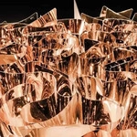 Slamp VELCM00CPP00000000EU, Slamp Veli Ceiling / Wall Medium copper (Kupfer)