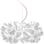 Slamp CLISS00MNM01R00000EU, Slamp Clizia Mama non Mama Suspension wei&szlig;, Textilkabel: