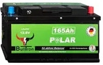 BullTron 165Ah Polar LiFePO4 12,8V Versorgerbatterie 200A