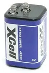 6x XCell 4R25 Block Batterie Zn/C 6V 9500mAh