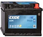 Exide EK620 AGM Autobatterie 12V 62Ah ersetzt EK600