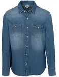 Wrangler Jeanshemd 27 MW mid stone 3XL