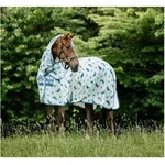 HORSEWARE Fliegendecke AMIGO Bug Rug dragonfly print/ silver & blue 140 cm
